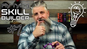 Fly Tying Skill Builder #2 | Wrapping Lead, Packing Tape & Deer Hair in a Loop