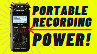 Tascam Dr-05x Review | Portable Recording Power!