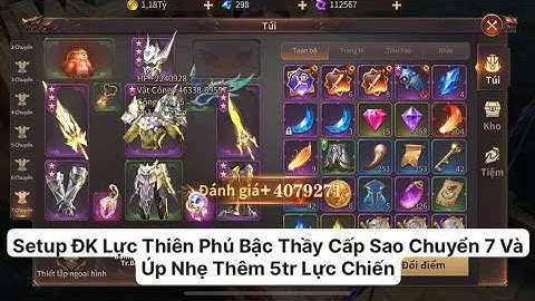 Mu vượt thời đại | Setup ĐK Lực Bậc Chuyển 7 | Tam Thái Tử