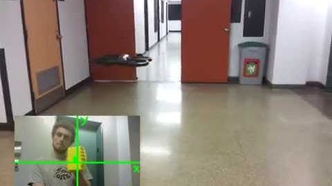 Visual Joystick controlling an AR.Drone2.0