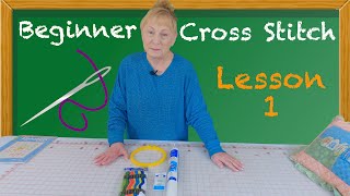 Beginners Cross Stitch Tutorial | #1 | The Sewing Room Channel