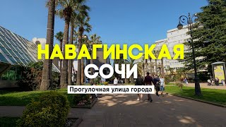 Сочи улица Навагинская Видео прогулка