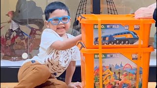 Unboxing Brio World Smart Tech Sound Actiontunnel Deluxeset