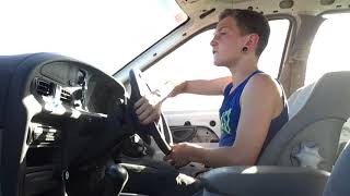 Drifting Around The Paddock In My Car