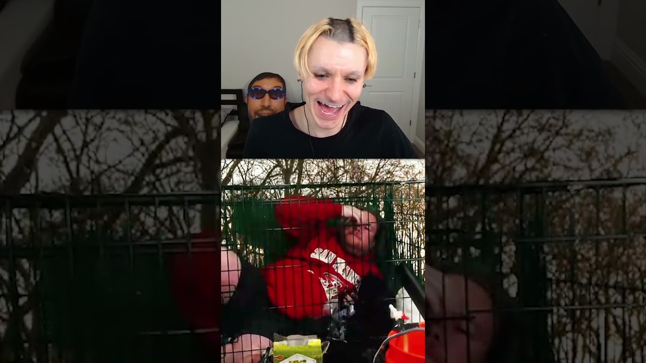 we caged this streamer for $100 🤣🤣 #lukeafk #twitch #trolling