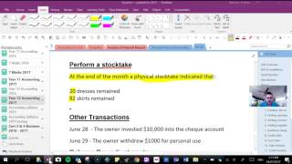 15. MYOB - Stocktake