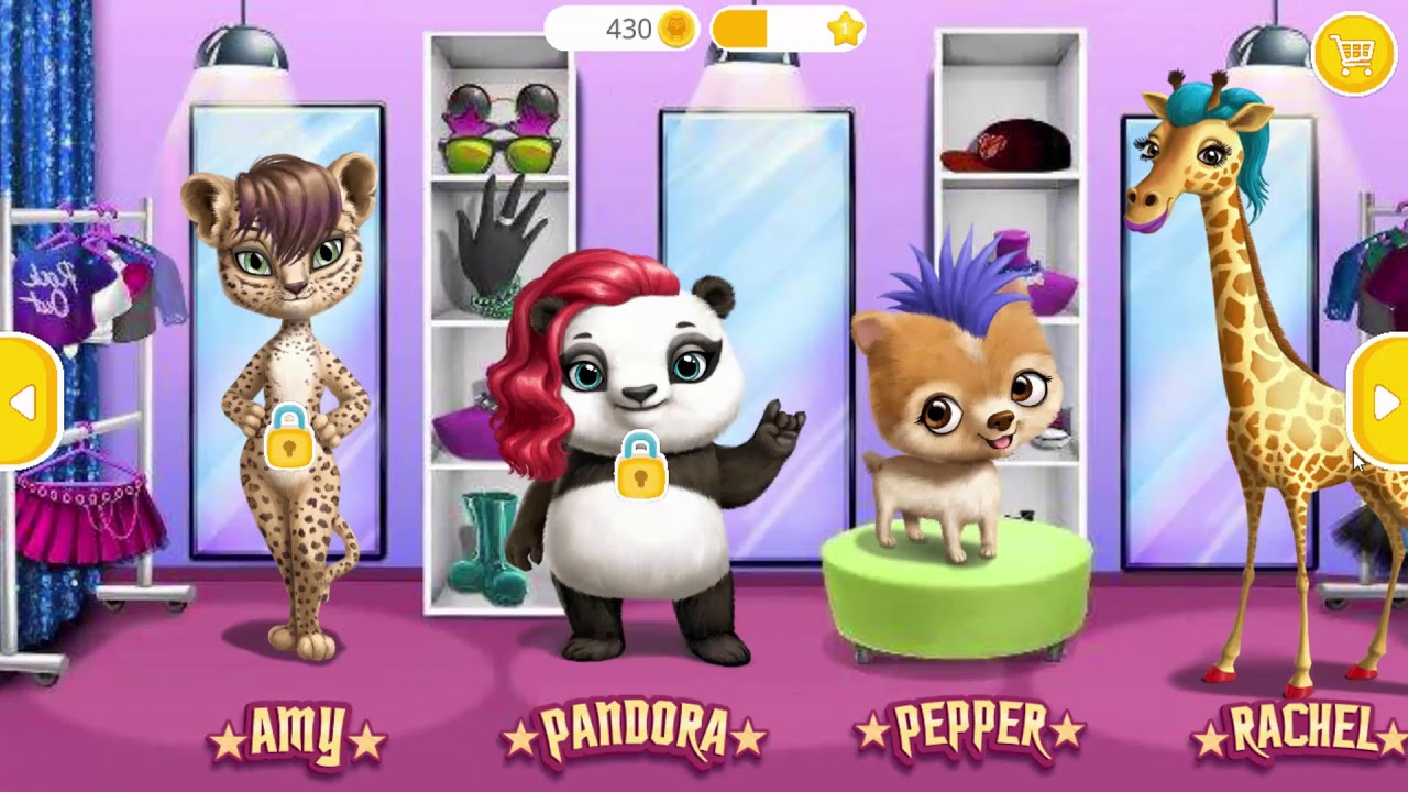 Fun Kids Game - Rock Star Animal Hair Salon - Games for Kids by TutoTOONS