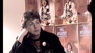 Paul Mccartney Unreleased Tokyo Backstage Interview 1993