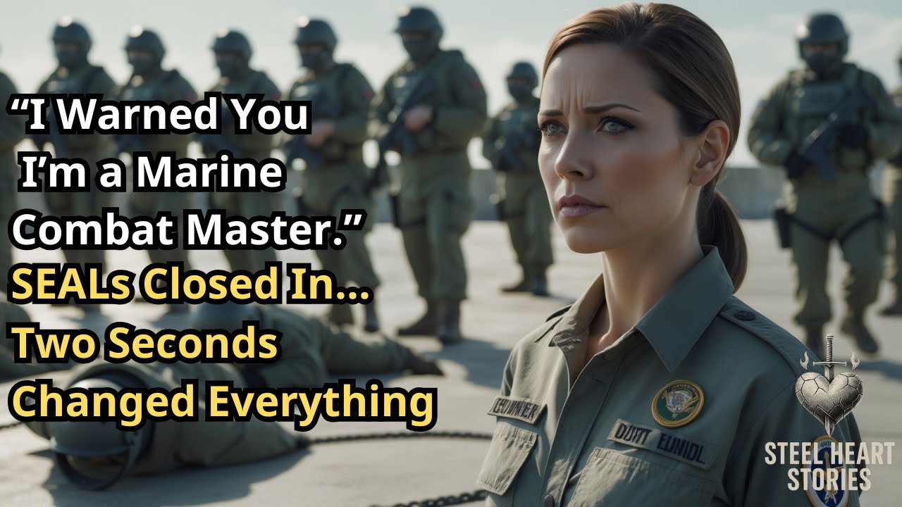 “I Warned You, I’m a Marine Combat Master.” — SEALs Closed In… Two Seconds Changed Everything