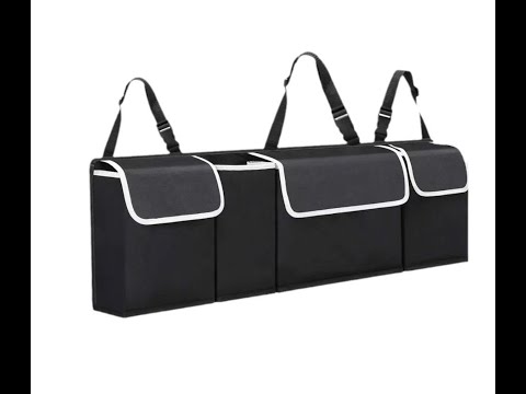 Органайзер для багажника авто / Органайзер на спинку заднього сидіння / Захисна накладка, видео 1