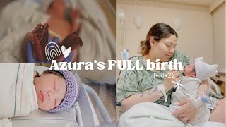 FULL RAW BIRTH VLOG+ LABOR & DELIVERY OF BABY AZURA!