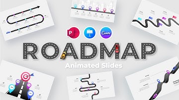 Animated Roadmap Infographics – PowerPoint, Keynote, Canva, Google Slides