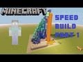Minecraft speed build 1  blue crystal by kopaker