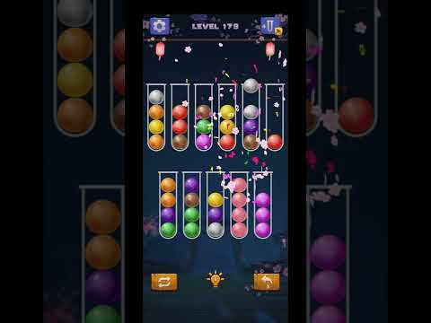Color Ball Sort Puzzle Level 179 Solution