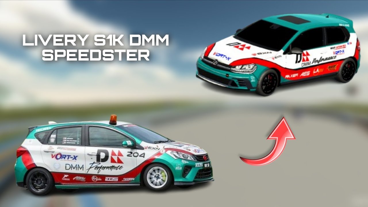 Speedster Tutorials LIVERY S1K DMM 204 SPEEDSTER MYVI TUTORIAL | CAR PARKING MULTIPLAYER ...