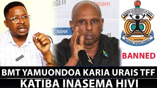 🔴:SALAMBA afichua sababu za Karia kuondolewa madarakani • BARAZA LA MICHEZO kutoa maamuzi.