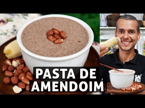COMO FAZER PASTA DE AMENDOIM CASEIRA FÁCIL CRUA VEGANA BARATA