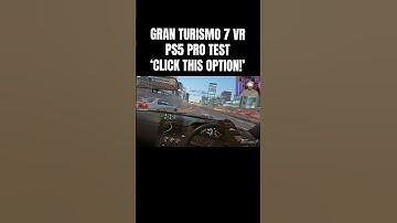 Gran Turismo 7 PSVR2 Pro Patch Test #vr #psvr2 #ps5pro