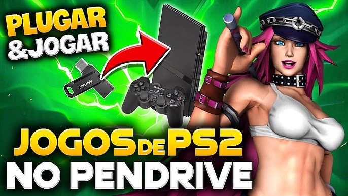 Playstation 2 - Rodando Imagens ISO de Games Pelo Pendrive, PDF, Emulador