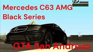 Mercedes C63 AMG Black Series Mod DFF only | GTA San Andreas | GTASA Mod |