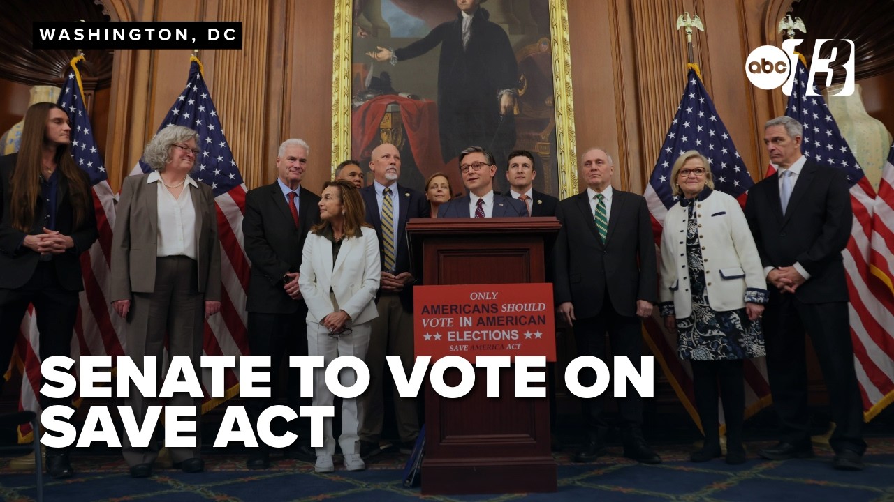 Senate to vote on SAVE America Act as voter ID debate intensifies - YouTube