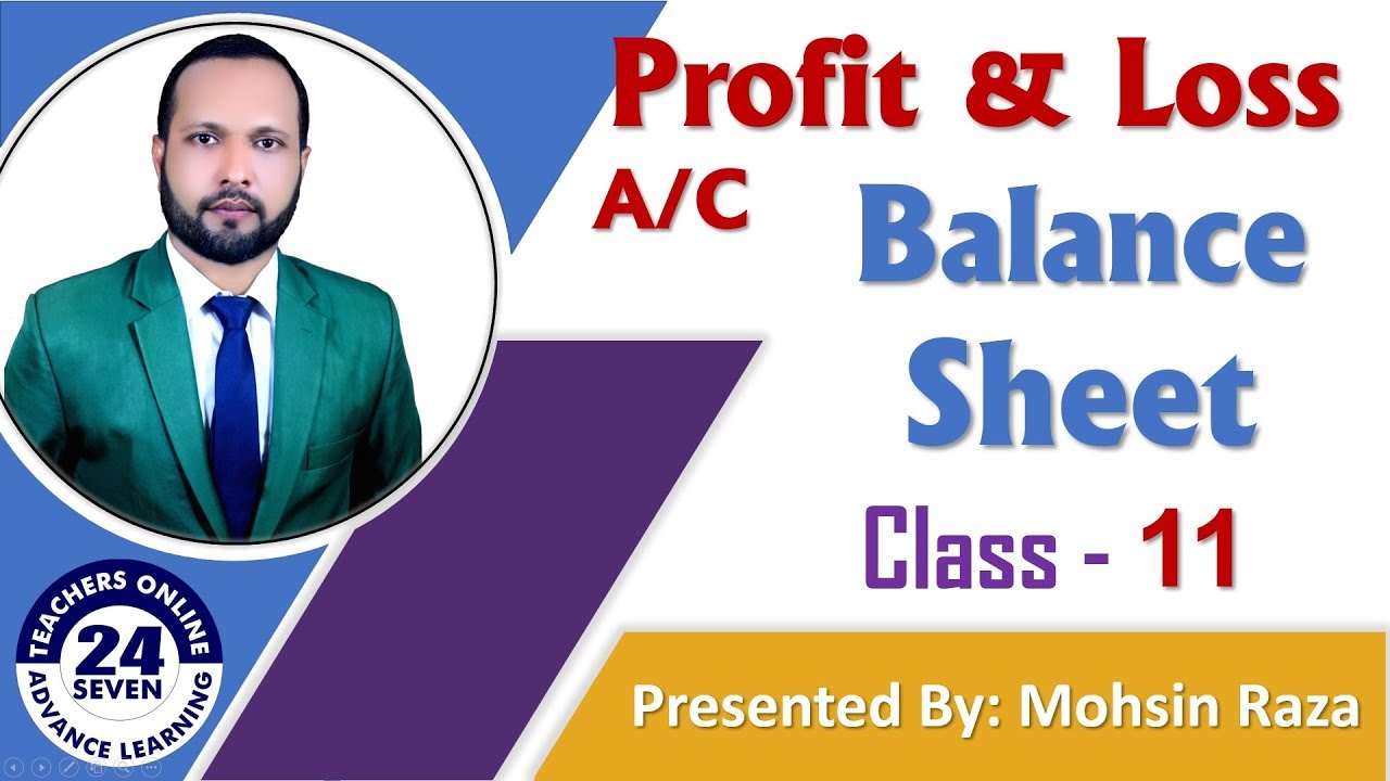 MGT101 Short Lecture 11 VU Short Lecture Profit & Loss and
