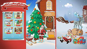 Christmas Story Levels 1-6 | Brain Fever Puzzle Game Puzzle Solved! 🎮