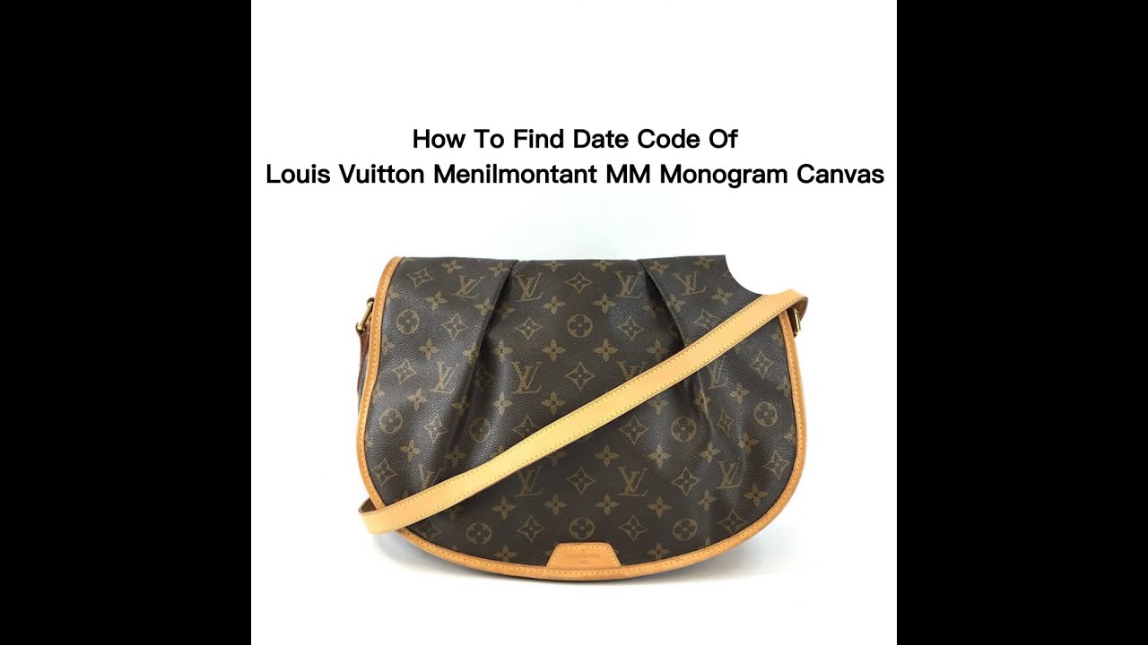 Date Code & Stamp] Louis Vuitton Menilmontant MM Monogram Canvas