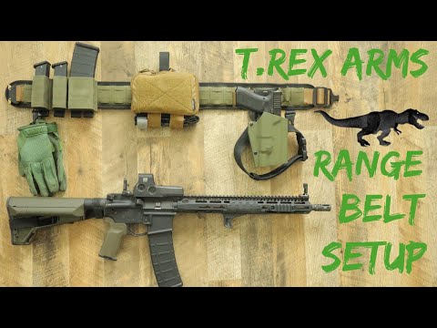 My Range Belt Setup T Rex Arms Youtube