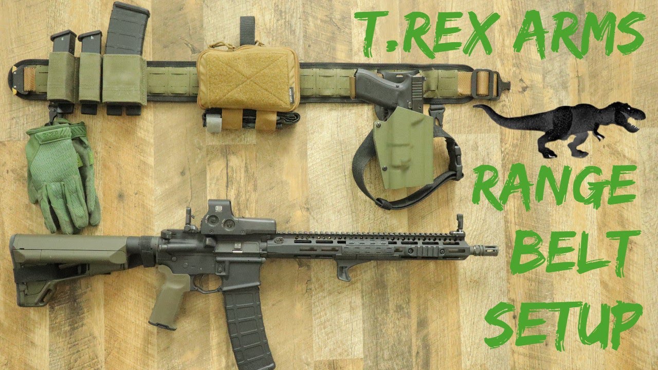 My Range Belt Setup | T.Rex Arms - YouTube
