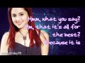 Ariana Grande - Hide and Seek (with lyrics)