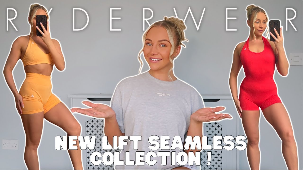 RYDERWEAR LIFT SEAMLESS COLLECTION  TRY ON HAUL + HONEST REVIEW !!! 😱🤭💖  
