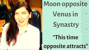 Moon opposition Venus in Synastry