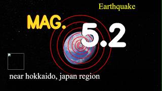 5.2 magnitude earthquake struck near hokkaido, japan region today on March 16, 2026 at 05:07 local t