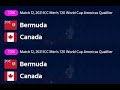 🔴LIVE Bermuda v Canada | Bahamas v Belize