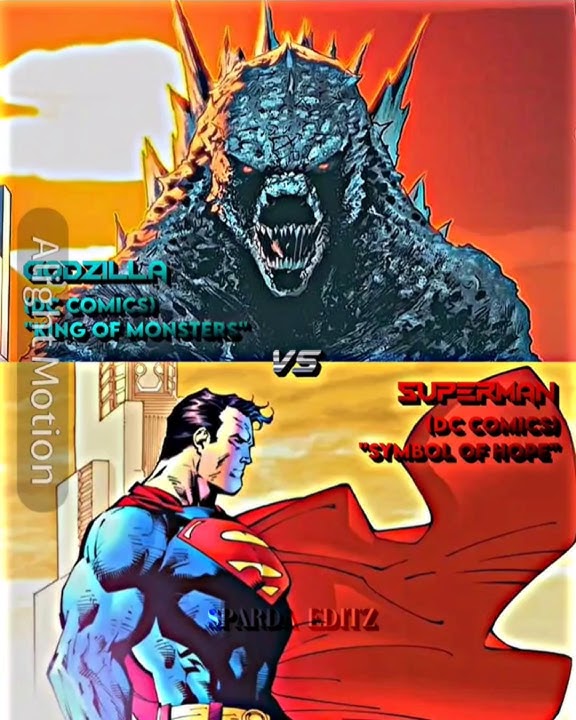 Godzilla VS Superman (Comics)#edit #dc #godzilla #superman