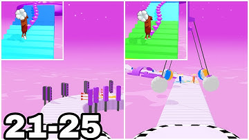 Wacky Run // level 21-25 // Gameplay Walkthrough