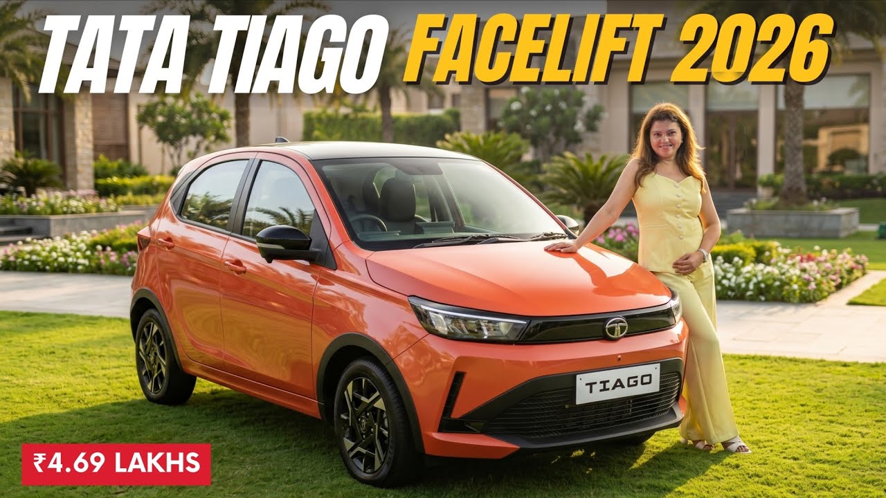Tata Tiago 2026 Launched @ ₹4.69 Lakhs - All Details 