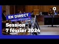Session du conseil dpartemental du 7 fvrier 2024
