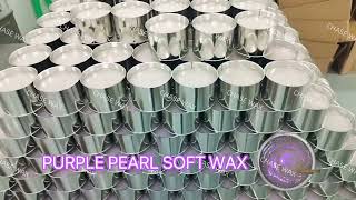 Fresh out of production – Purple Pearl Soft Wax✔️ Ready to glow, flow, and go! 💜✨ screenshot 5