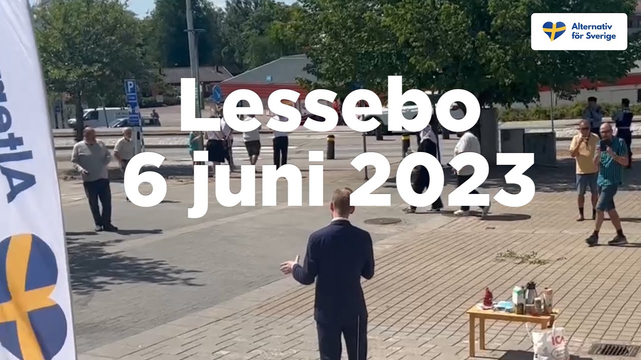 Lyckat torgmöte i Lessebo på nationaldagen – Vi ses i Borgholm 26 juni!