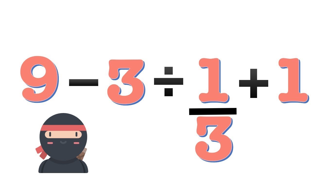 9 3 равно 28. 9-3 1/3+1. 3 В 1. 3+1=3. 3*3=9.