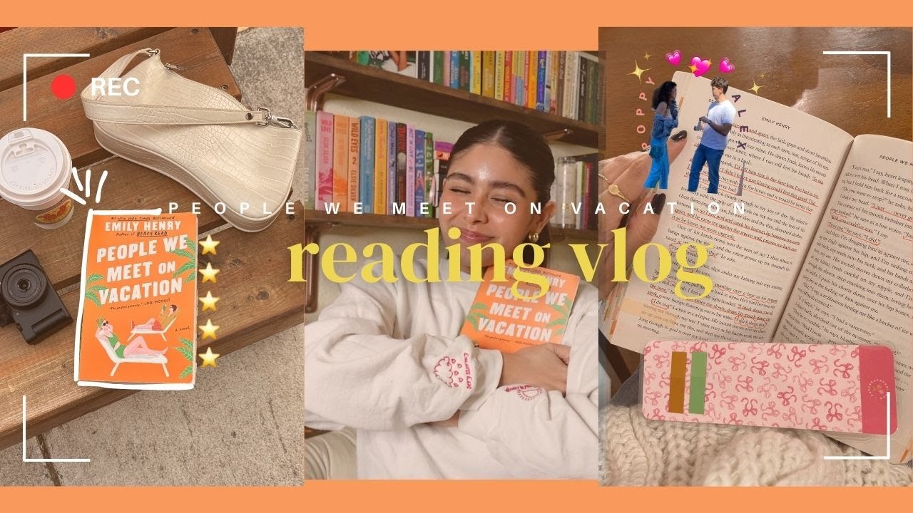 People We Meet On Vacation Reading Vlog *spoilers!!* 🌴🧡