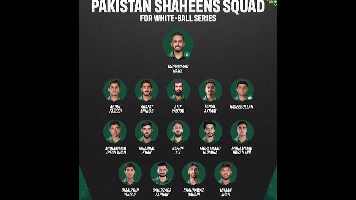 PAKISTAN SHAHEENS SQUADS FOR-BALL SERIES #viral #shorts #crickethighlights #cricketlover