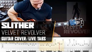 Slither | Slash & Velvet Revolver | guitar cover with solos + live tabs