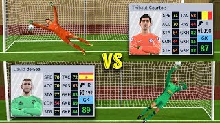 De Gea Vs Courtois Penalty Shootout Dream League Soccer 18