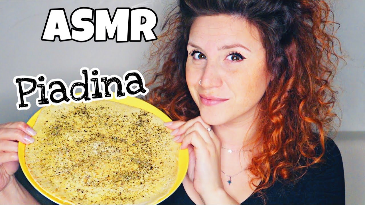 ASMR ita • EATING SOUNDS 🌮PIADINA olio, sale e origano😋