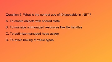 ✅ Advanced .NET Interview Questions & Answers – Part 1 | Master Async, DI, GC, EF Core & More