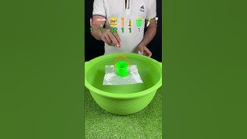 TRY TO GUESS HOW MANY TISSUE PAPER IT TOOKS!  #experiment #satisfying #asmr #water #foryou