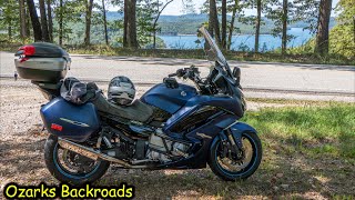 Moto Camping on the Yamaha FJR1300 at Eureka Springs Arkansas